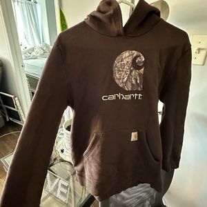 Carhartt small size brown hoodie